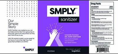 Smply Sanitizer Lavender (Smply Lavender 4oz)